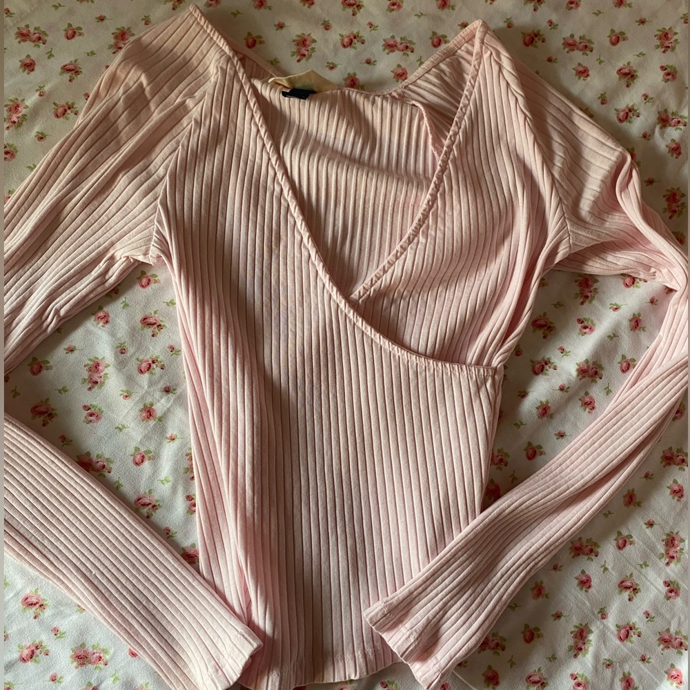 Pink cardigan